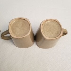 Set Of Two Home Trends Rave Taupe Square Mug